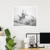 Sailing Ships Nome, Alaska 1904 ポスター (ホームオフィス)