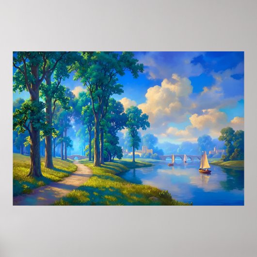 Sailing the Quiet River ポスター (正面)