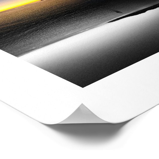 Sailing to the Horizon Reflection Photography ポスター (角)