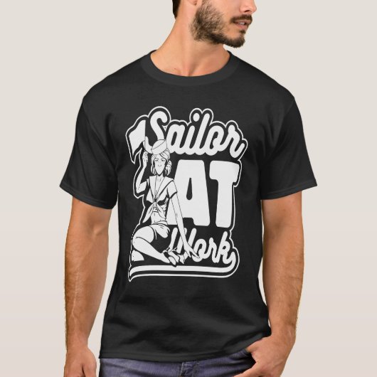Sailing Work Captain Boat  Sailboat Sailor Tシャツ (正面)