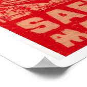 Sailing Yacht Matchbox Art Print, Swedish Vintage ポスター (角)