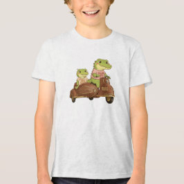 Sailor Ace and First Mate Gator Duo - Retro Advent トライブレンドＴシャツ