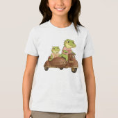 Sailor Ace and First Mate Gator Duo - Retro Advent トライブレンドＴシャツ (正面)