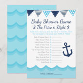 Sailor Baby Shower – The Price is Right Game プログラム (正面/裏面)