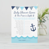 Sailor Baby Shower – The Price is Right Game プログラム (スタンド正面)