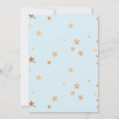 Sailor Bear Boy Stars Baby Shower Invitation 招待状 (裏面)