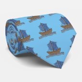 Sailor! Blue Sailing Ship Necktie ネクタイ (ロール)