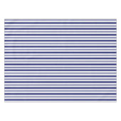 Sailor Blue Vertical Stripes テーブルクロス (正面(横))