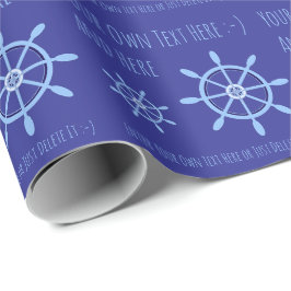 Sailor Captain Boots Owner Personal Gift Template ラッピングペーパー