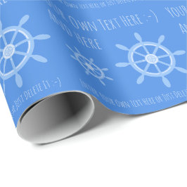 Sailor Captain Boots Owner Personal Gift Template ラッピングペーパー