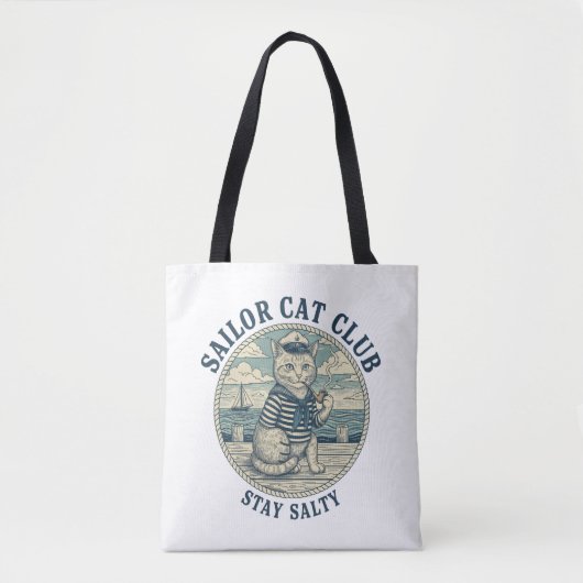 Sailor Cat Club トートバッグ (正面)