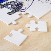 Sailor Holding Bell Standing Near Coastal Lighthou ジグソーパズル (側面)