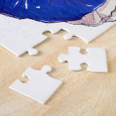 Sailor Holding Lifebuoy Wearing Orange Knit Cap ジグソーパズル (側面)