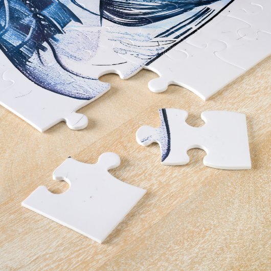 Sailor Looking Through Telescope Toward Distant Ho ジグソーパズル (側面)