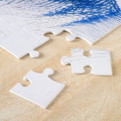 Sailor Steering Wooden Ship Wheel With Pipe ジグソーパズル (側面)