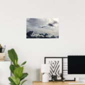 Sailplane Launch Poster ポスター (ホームオフィス)