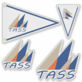SailTASS Custom-Cut Vinyl Sticker シール (正面)