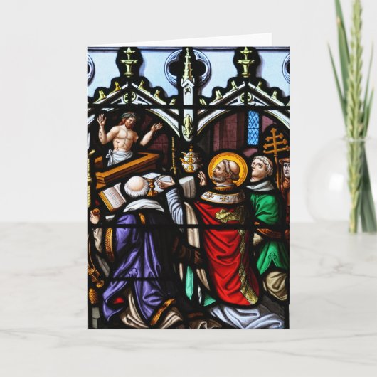 Saintグレゴリー法皇素晴らしい与える固まり シーズンカード (正面)