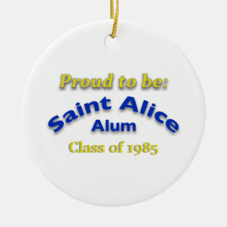 Saint Alice Alum誇りを持った Customizableになる セラミックオーナメント