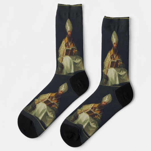 Saint Ambrose by Francisco de Goya ソックス (左)