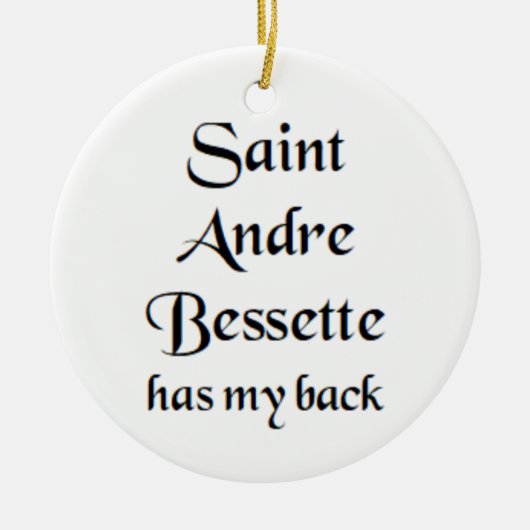 saint andre bessette Mug セラミックオーナメント (正面)