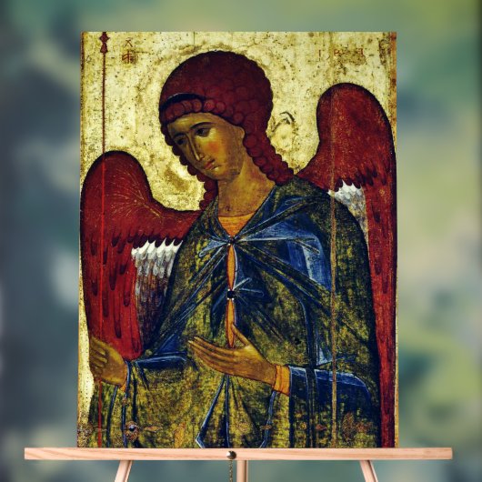 Saint Angel Gabriel Orthodox Icon アクリルサイン (ニュートラル)