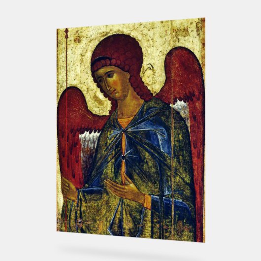 Saint Angel Gabriel Orthodox Icon アクリルサイン (傾斜)