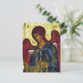 Saint Angel Gabriel Orthodox Icon ポストカード (スタンド正面)