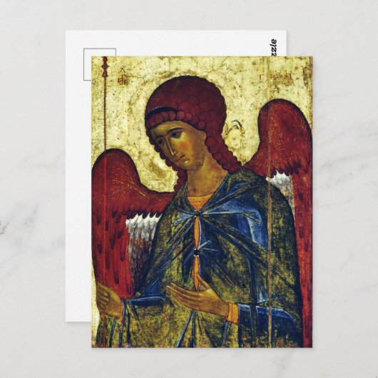 Saint Angel Gabriel Orthodox Icon ポストカード (正面/裏面)