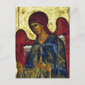 Saint Angel Gabriel Orthodox Icon ポストカード (正面)