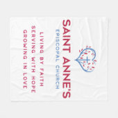 Saint Anne's Blanket フリースブランケット (正面(横))