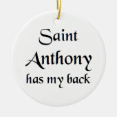 saint anthony セラミックオーナメント (正面)