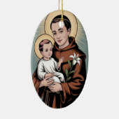 Saint Anthony, the kindest of saints セラミックオーナメント (右)