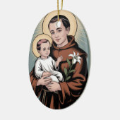 Saint Anthony, the kindest of saints セラミックオーナメント (左)