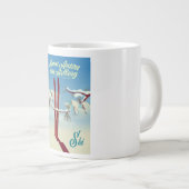 Saint Anton am Arlberg, Tyrolean Alps，オーストリアスキー ジャンボコーヒーマグカップ (正面右)