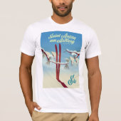 Saint Anton am Arlberg, Tyrolean Alps,オーストリアスキー Tシャツ (正面)