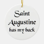 saint augustine coffee mug セラミックオーナメント (正面)