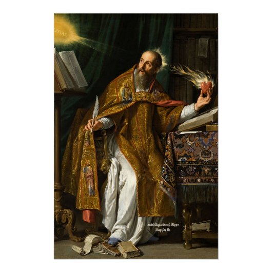 Saint Augustine of Hippo ポスター (正面)