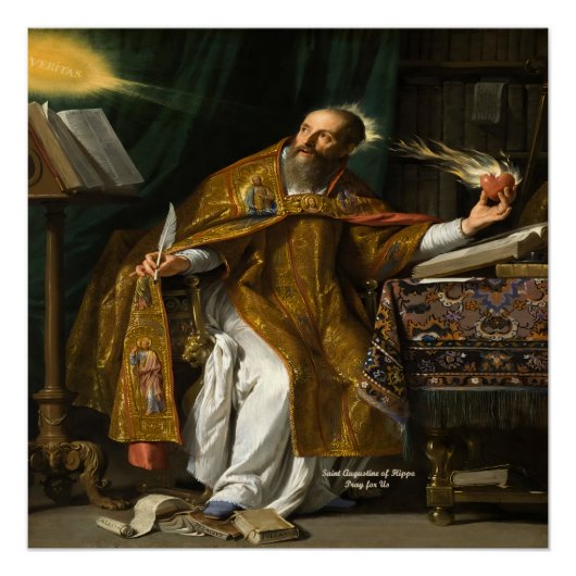 Saint Augustine of Hippo ポスター (正面)