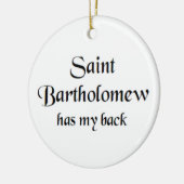 saint bartholomew セラミックオーナメント (左)