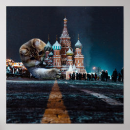 Saint Basil’s Cathedral and Hosico ポスター