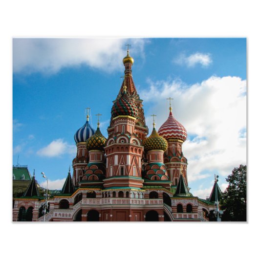 Saint Basil's Cathedral, Moscow – 写真プリント フォトプリント (正面)