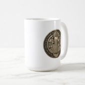 Saint Benedict Medal Mug コーヒーマグカップ (正面右)
