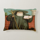 Saint Benedict of Nursia アクセントクッション (裏面)