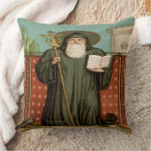 Saint Benedict of Nursia クッション (ブランケット)