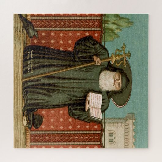Saint Benedict of Nursia ジグソーパズル (横)
