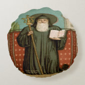 Saint Benedict of Nursia ラウンドクッション (裏面)