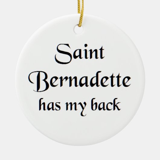 saint bernadette coffee mug セラミックオーナメント (正面)