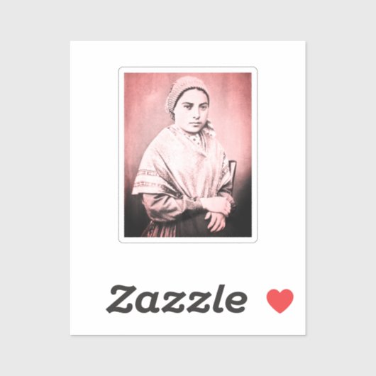 Saint Bernadette Soubirous as a child シール (シート)