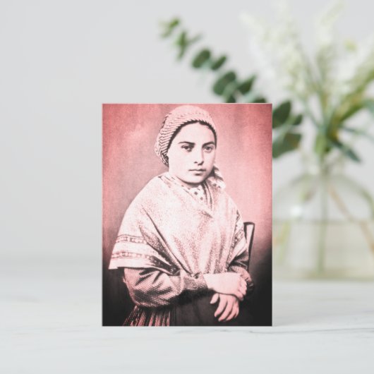 Saint Bernadette Soubirous as a child ポストカード (スタンド正面)